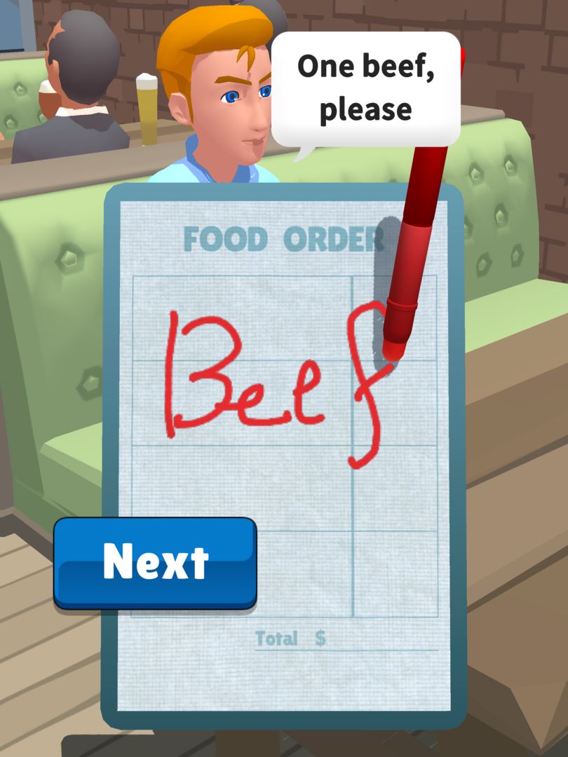 Screenshot of Order please! -Draw&Story game