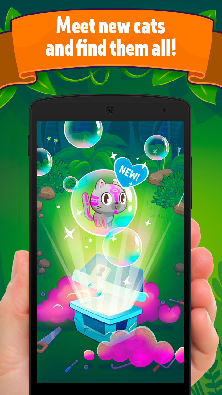 Cute Cat Merge & Collect: Lost Game Screenshot