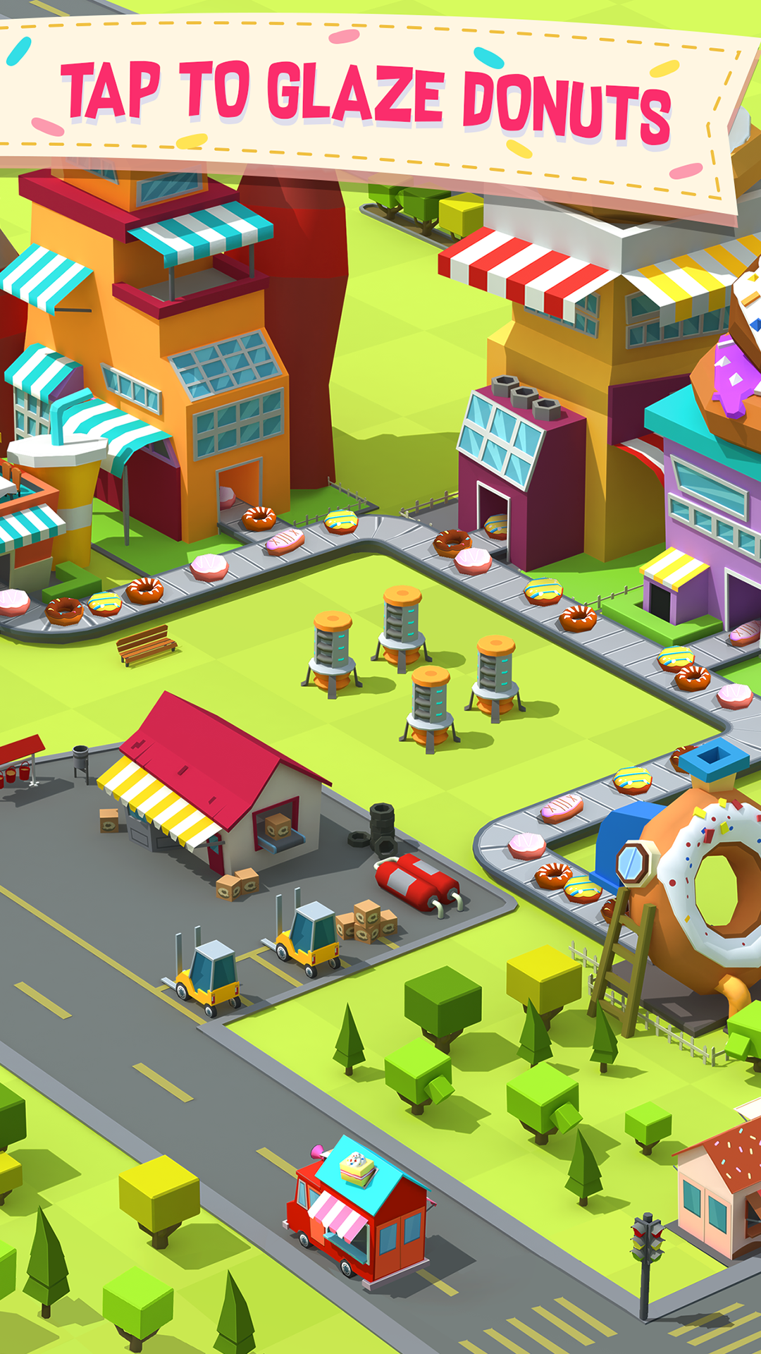 Screenshot 1 of Donut Factory Tycoon-Spiele 1.1.7