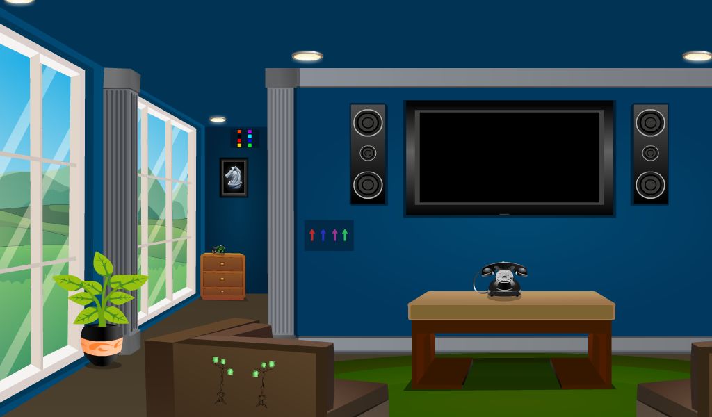 Blue Dwelling Escape screenshot game