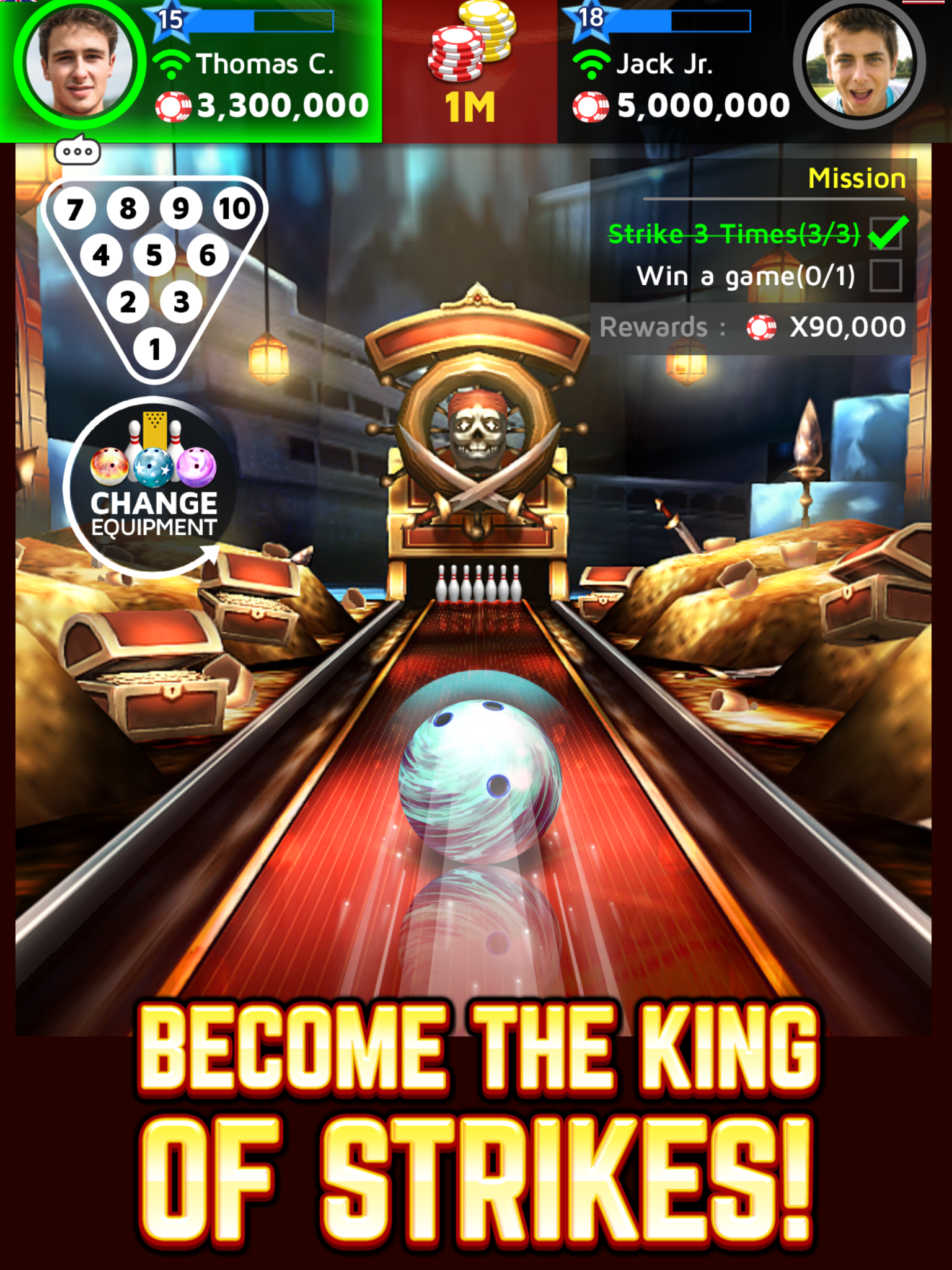 Screenshot of Bowling King