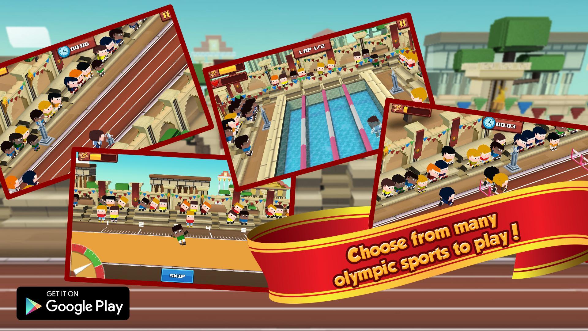 Cuplikan Layar Game Blocky Athletics (Unreleased)