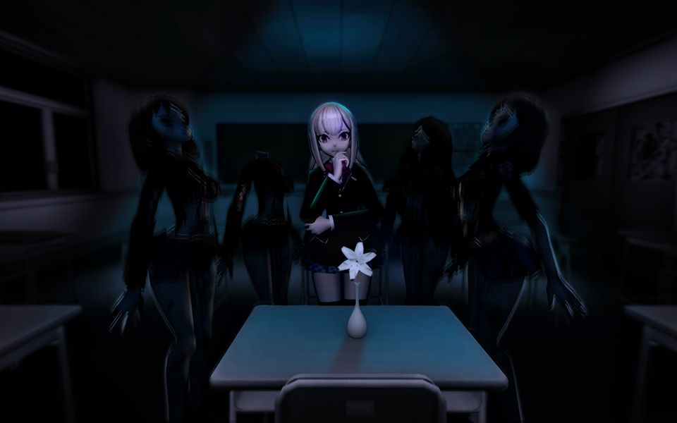 Scary Haunted Girls School ภาพหน้าจอเกม