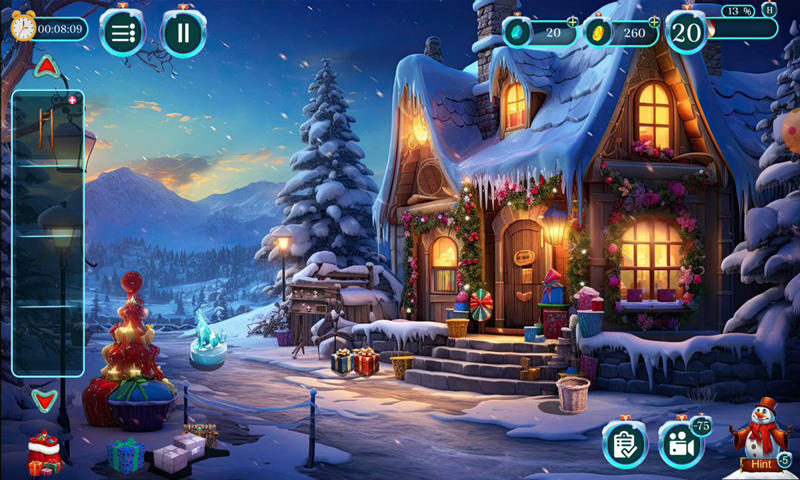 Christmas Game: Frosty World ภาพหน้าจอเกม