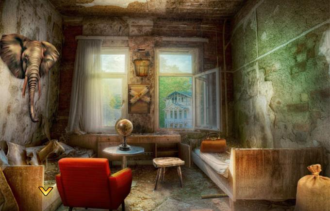 Can You Escape Ruined Mansion Game Screenshot