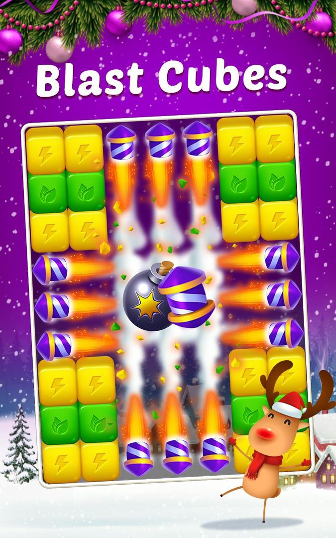 Screenshot of Toy Cubes Pop - Match 3 Game