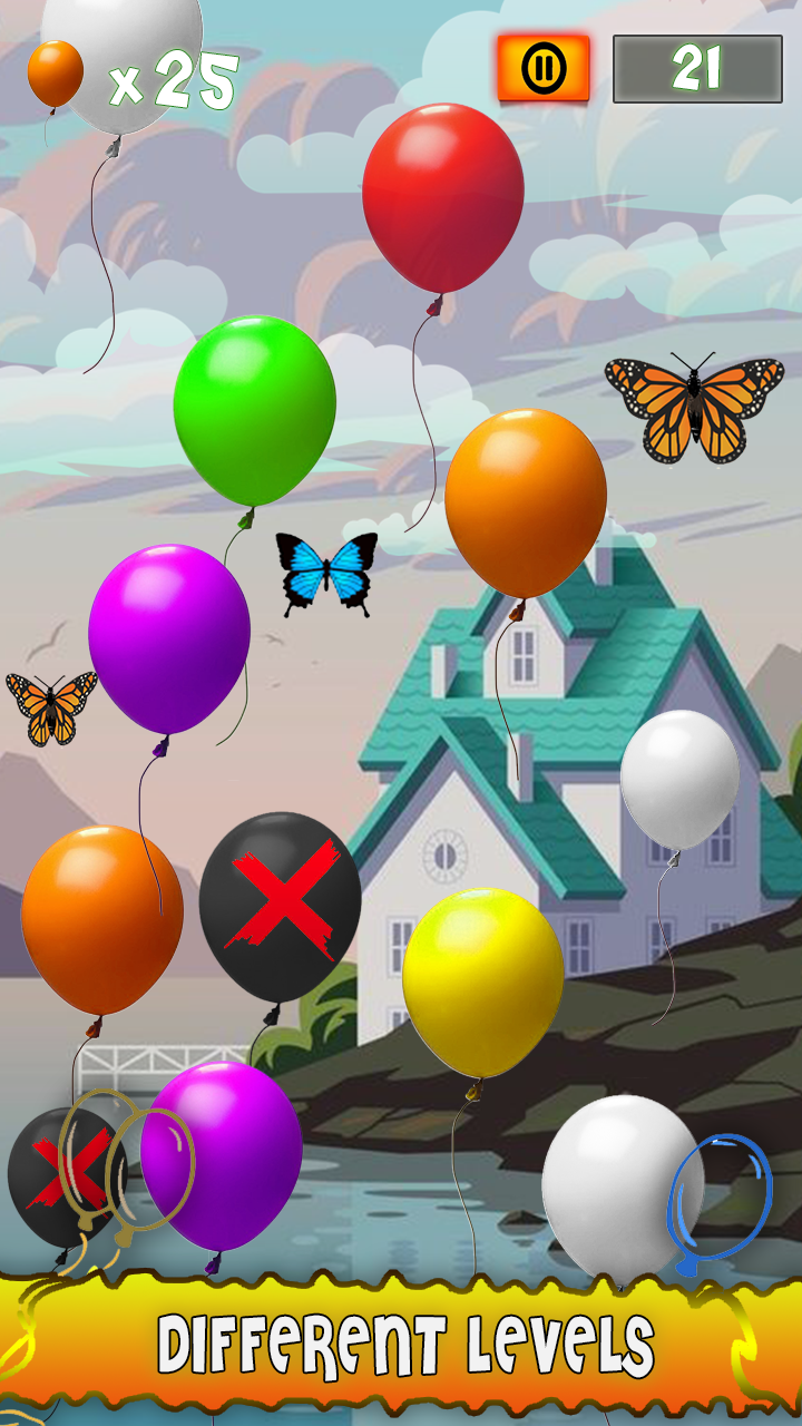 Captura de Tela do Jogo Balloon Smasher Quest