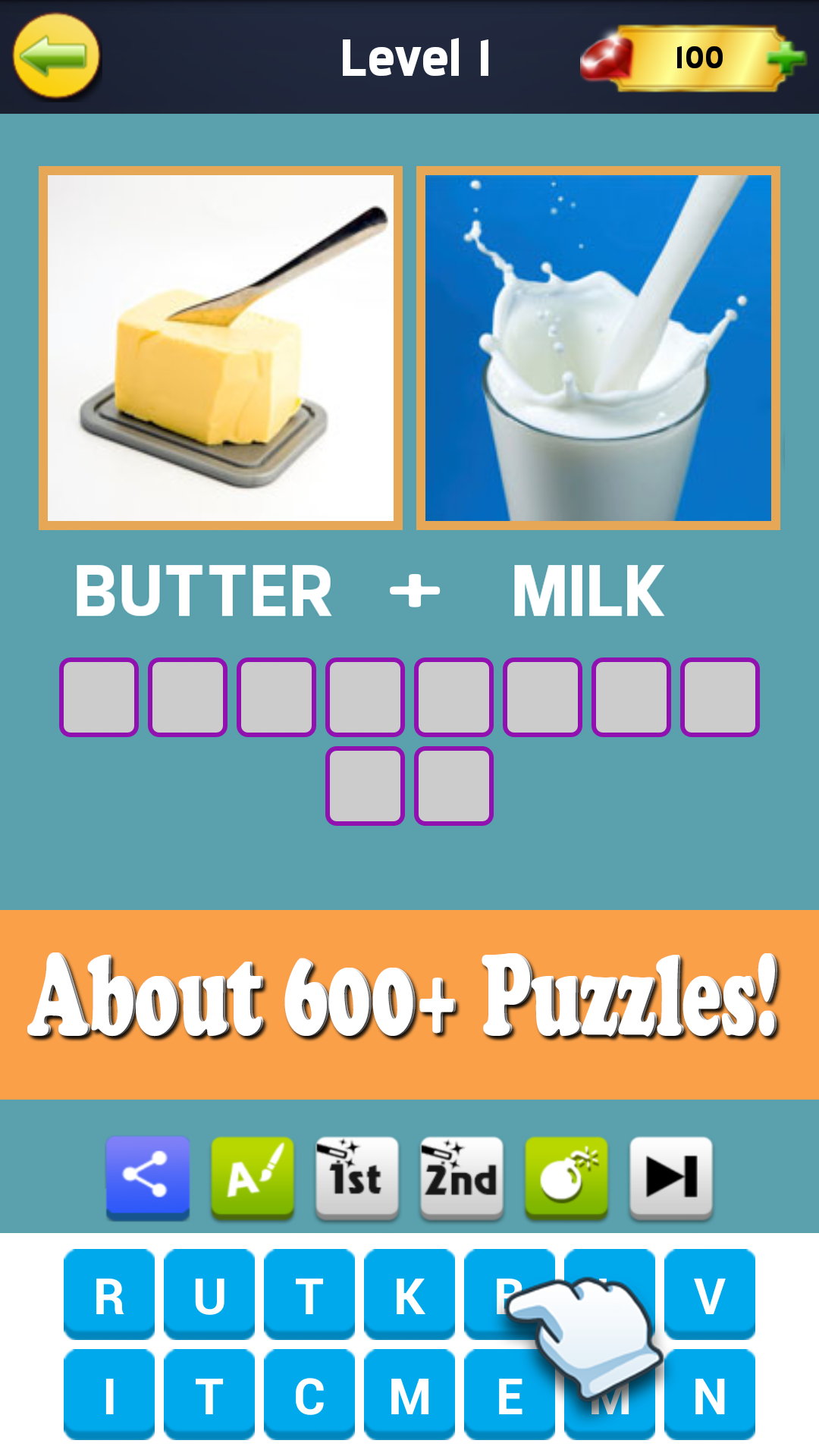 2 Pics 1 Word - 2 Pics Quiz - Fun Word Guessing Game Screenshot