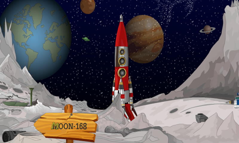 Escape From The Moon Game Screenshot