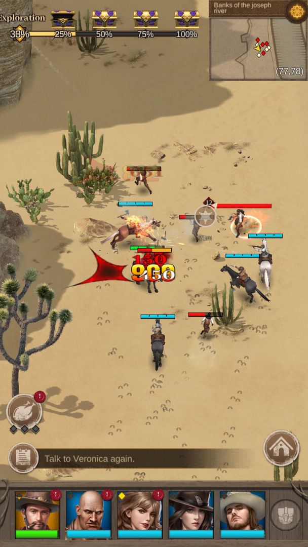 Wild Adventure: Red Dead West screenshot game
