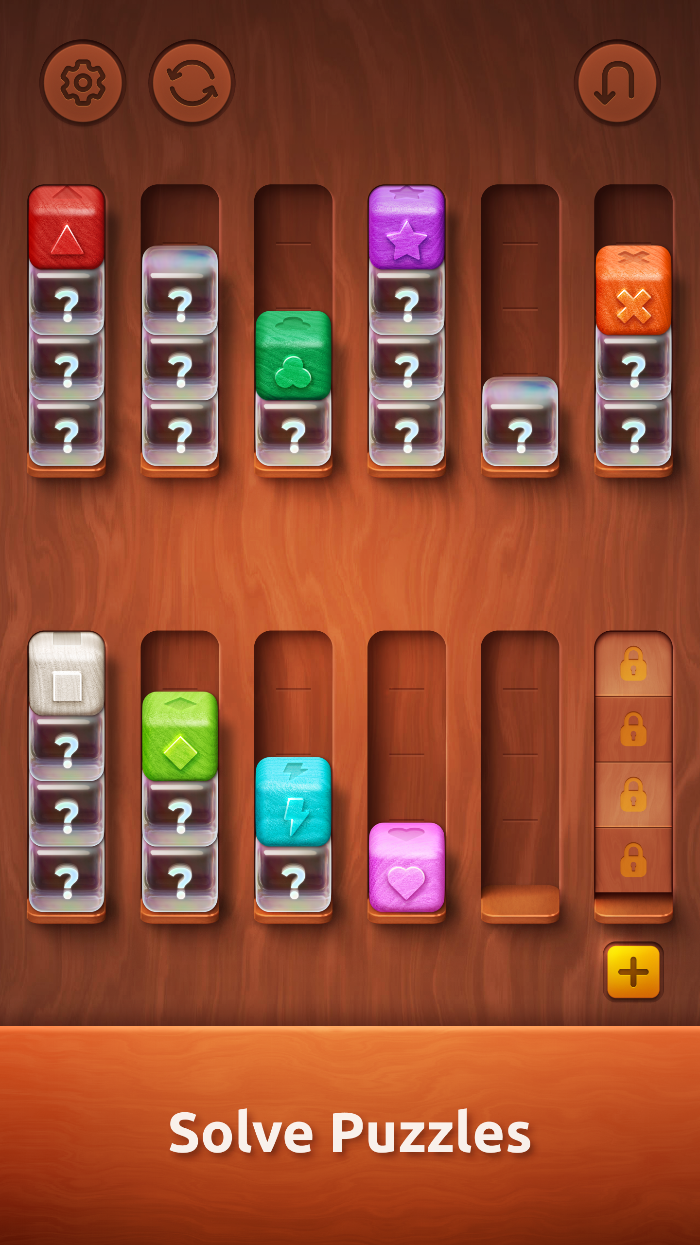 Screenshot of Colorwood Sort Puzzle Game