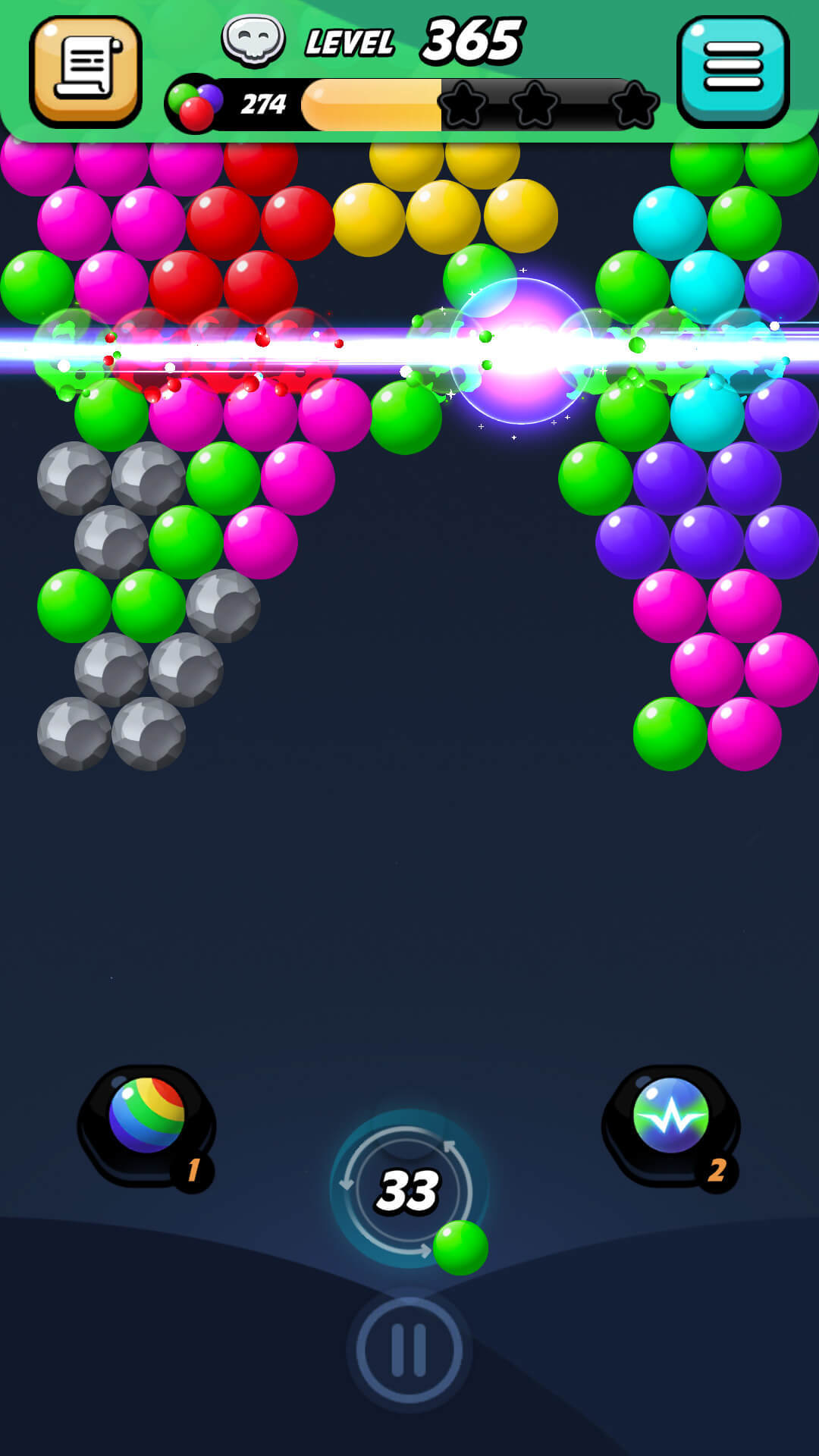 Bubble Shooter Clash Game Screenshot