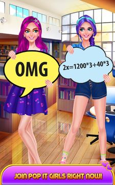 Pop It Girl - Teen School Life Game Screenshot