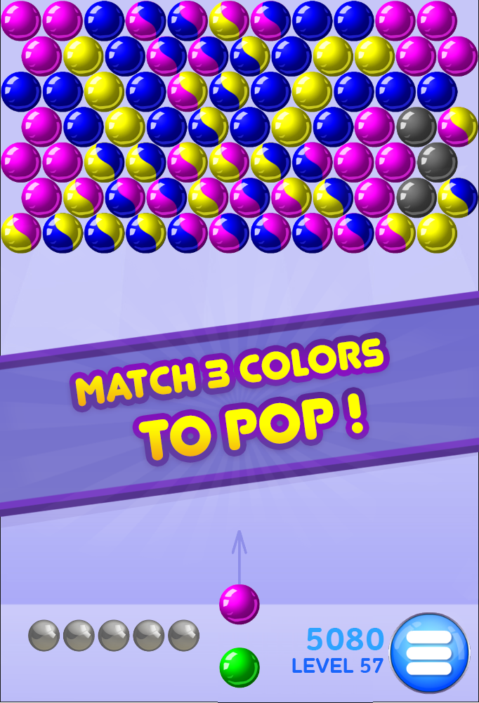 Bubble Shooter Arcade Game Screenshot