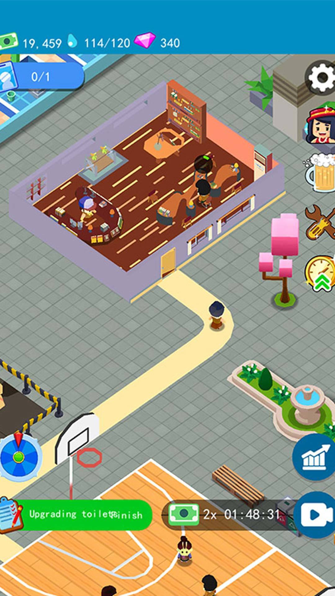 Toilet Manage Master idle ภาพหน้าจอเกม