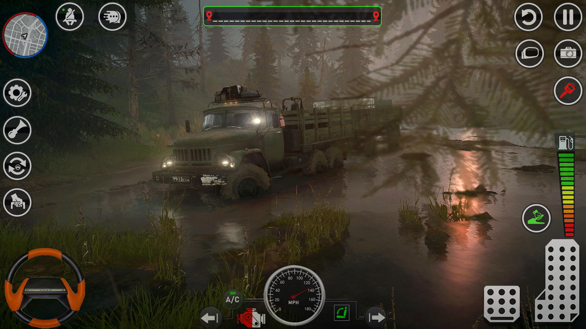 Screenshot of Mud Truck Driving Offroad Game