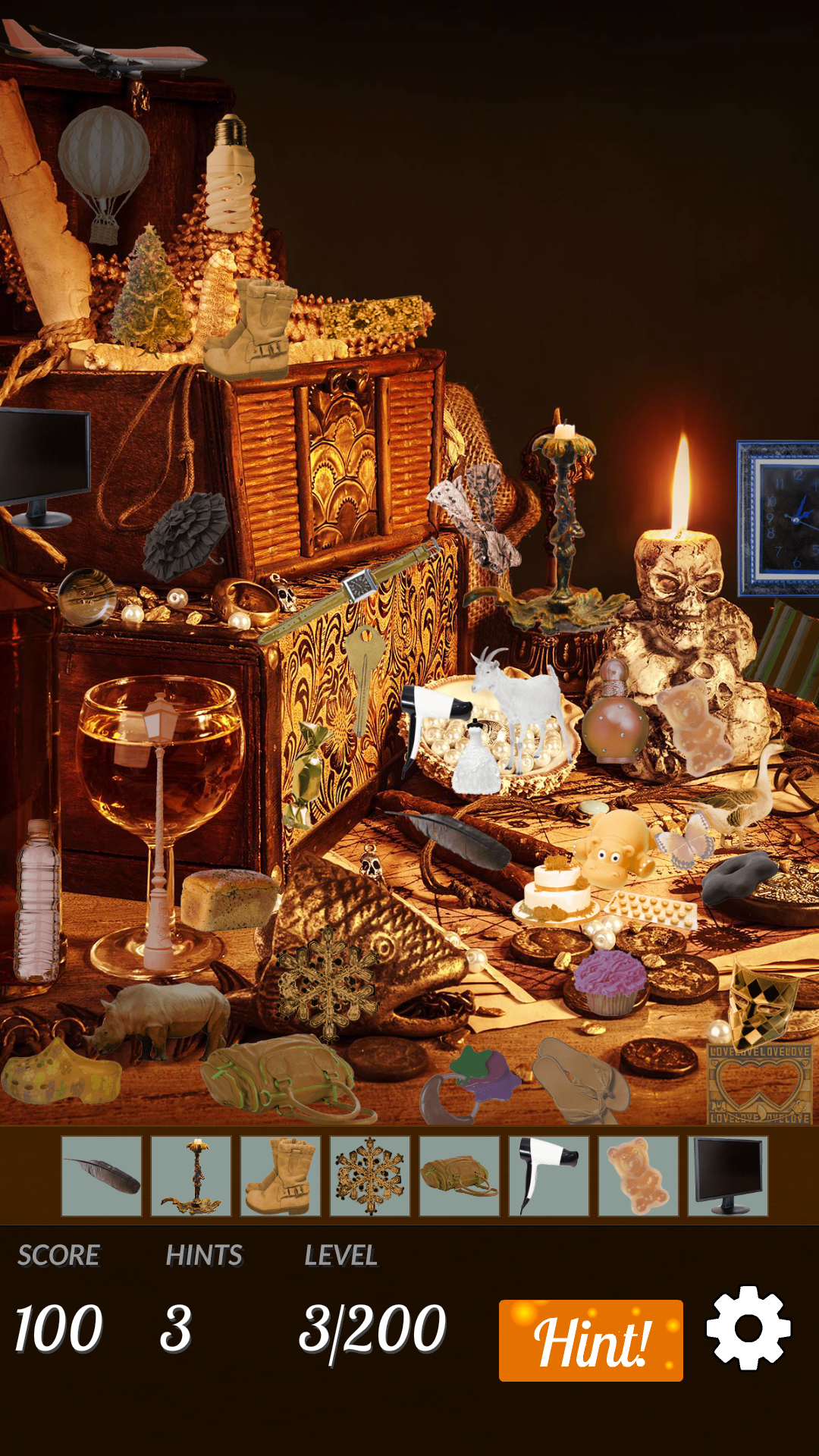 Hidden Object: World Treasures Game Screenshot