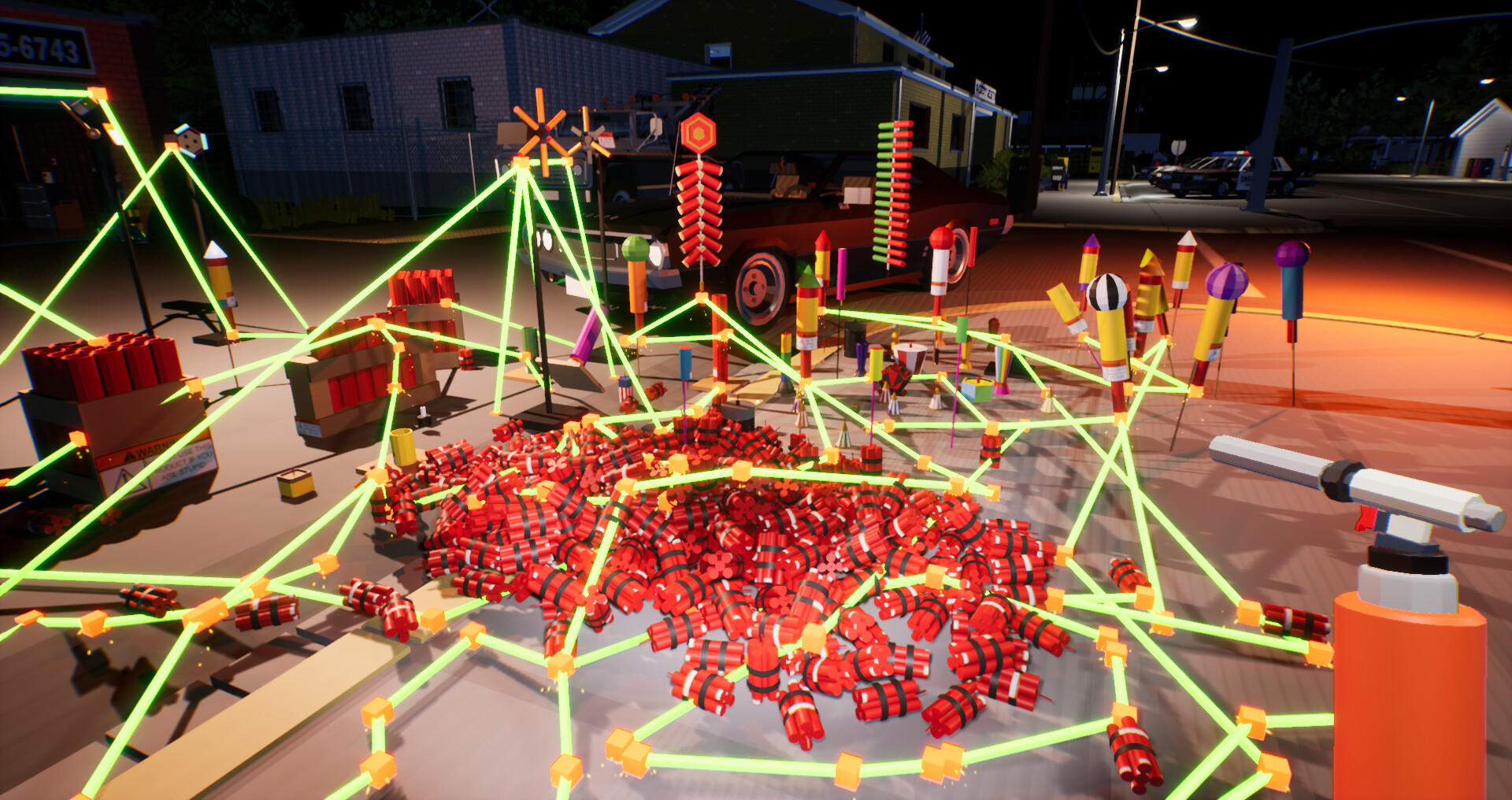 Screenshot of Fireworks Frenzy