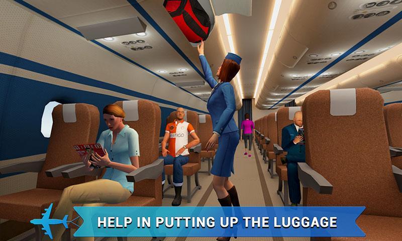 Скриншот игры Airplane Flight Attendant -Car