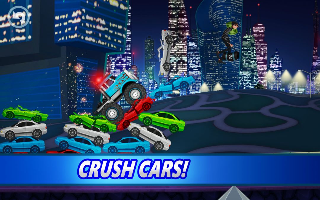 Monster Truck Kids 4: Police Racing ภาพหน้าจอเกม