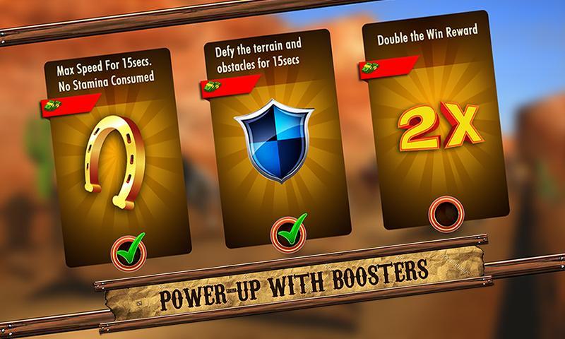 Скриншот игры Texas Wild Horse Race 3D