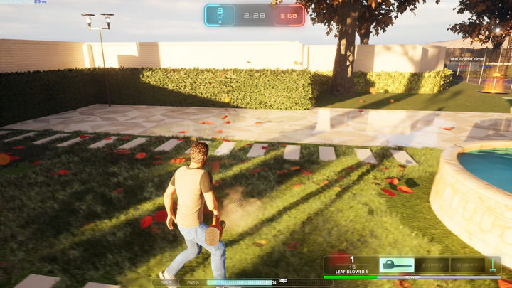 Screenshot 1 of Leaf Blower Sim 