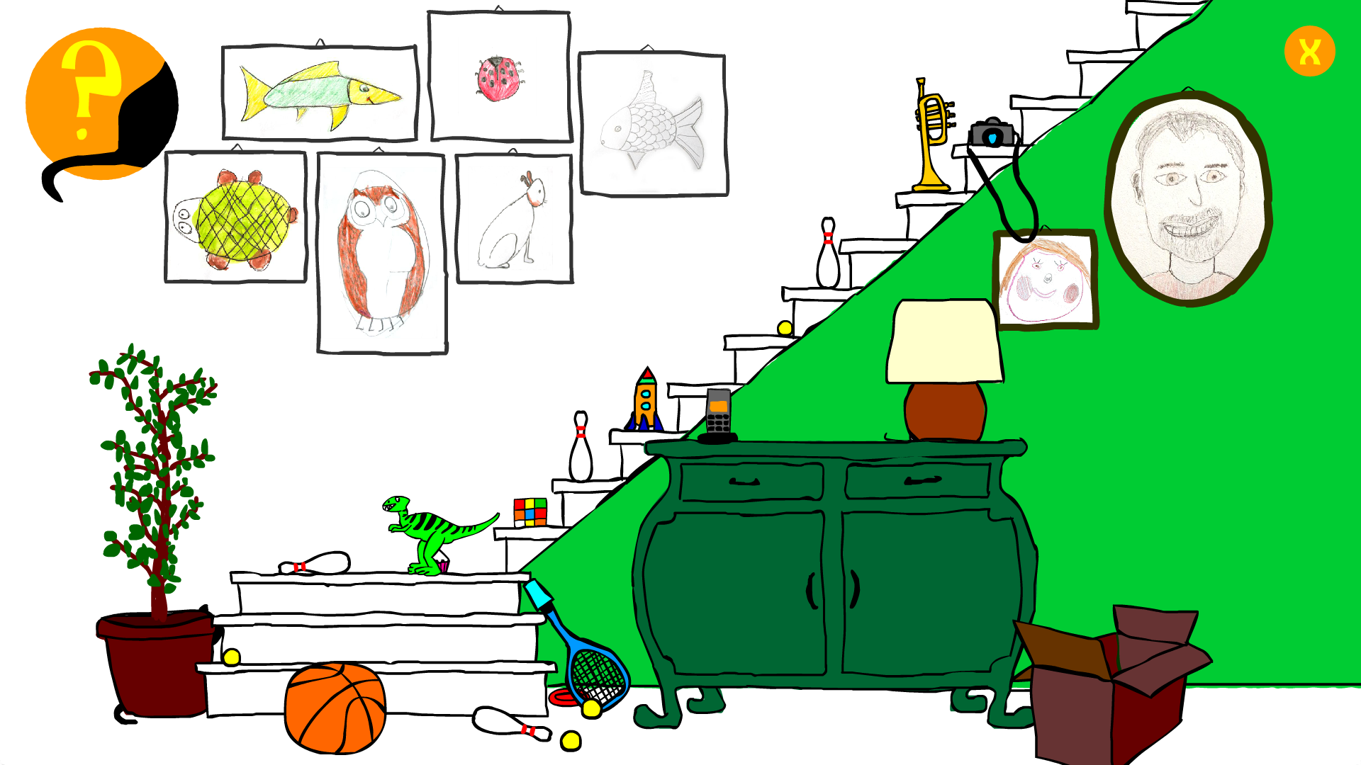 Cuplikan Layar Game Where is cat?