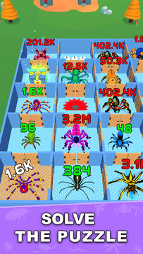 Monster Insect Attack Puzzle Game Screenshot