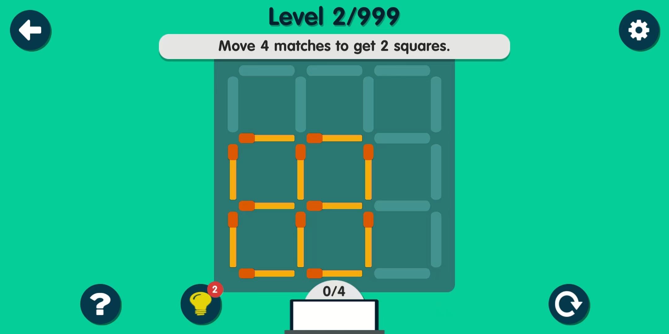 Matches Math Puzzle Game Screenshot