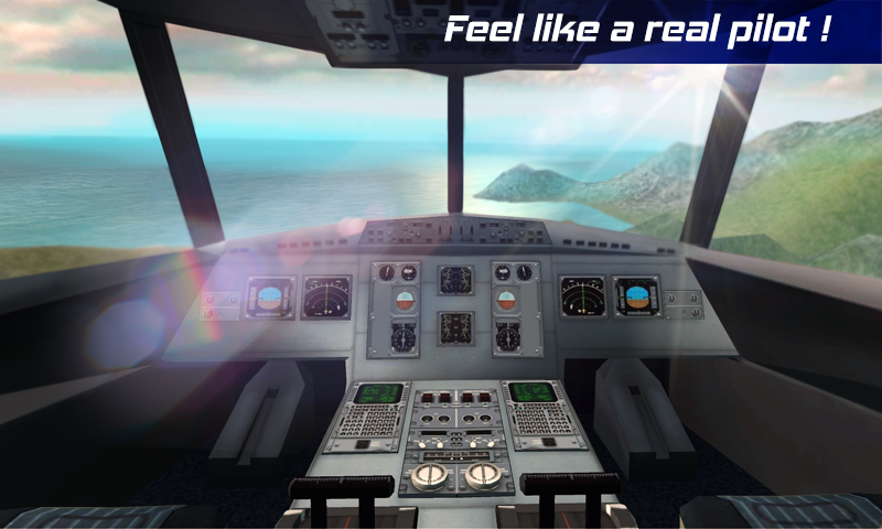 Real Pilot Flight Simulator 3D 게임 스크린샷