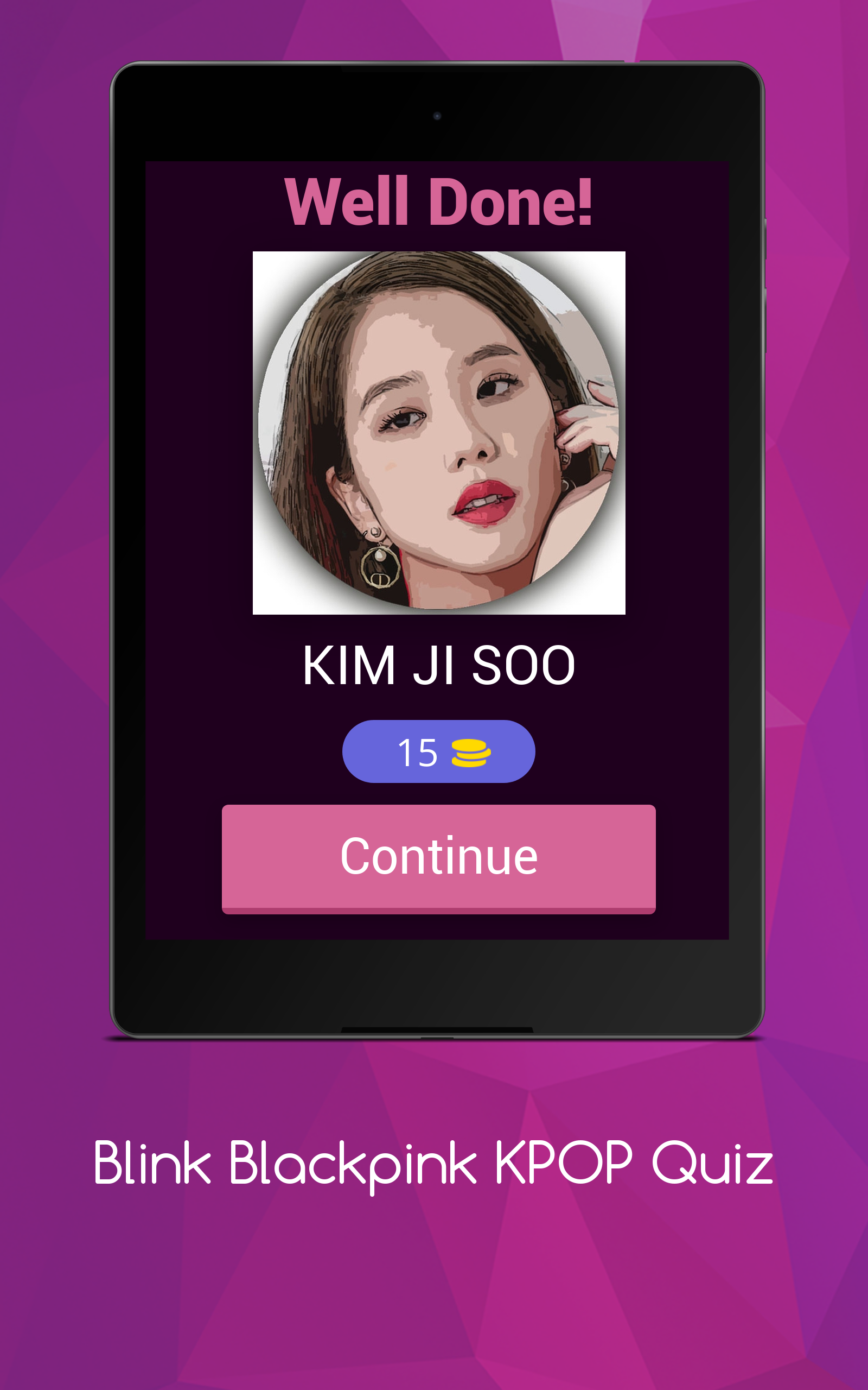 Screenshot of Blink Blackpink KPOP Quiz