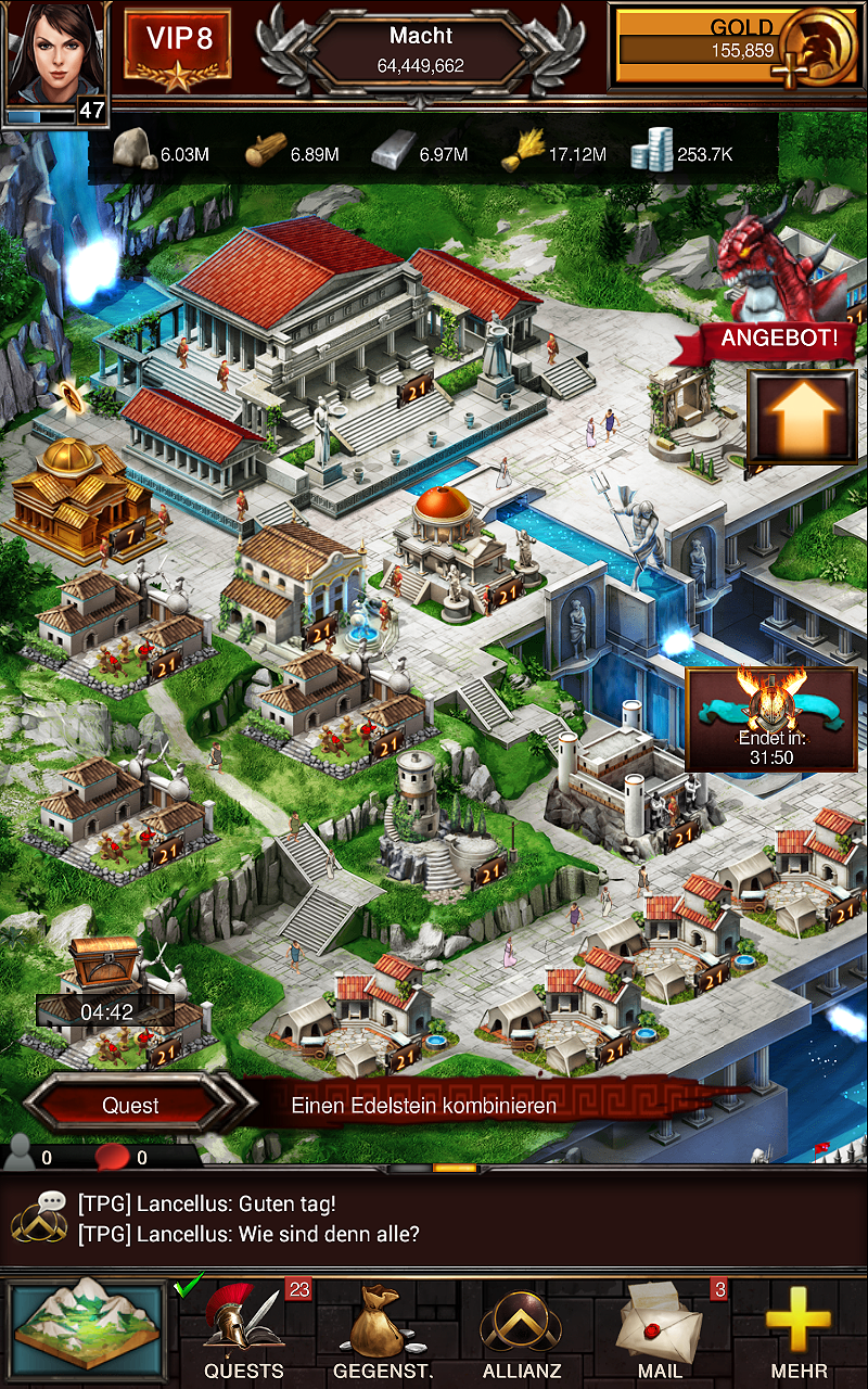 Cuplikan Layar Game Game of War - Fire Age