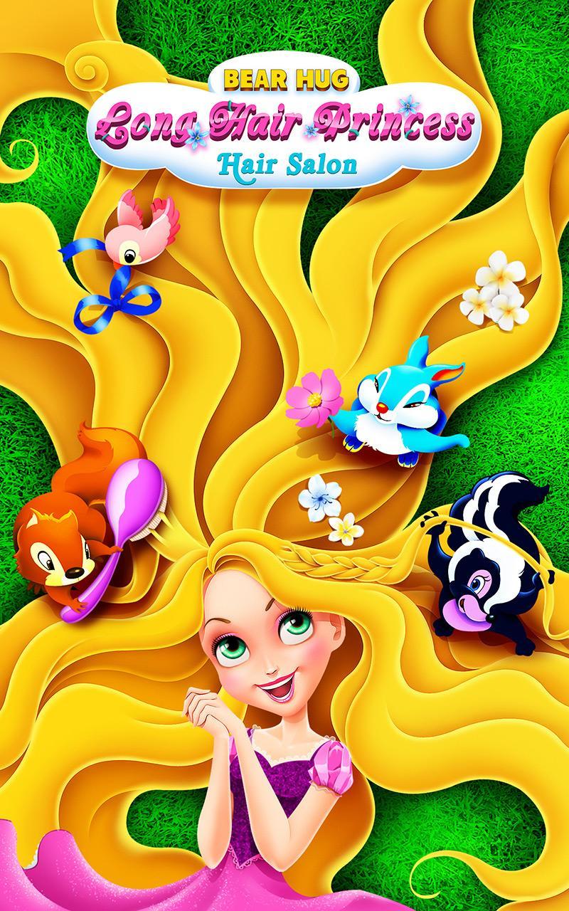 Long Hair Princess Hair Salon Game Screenshot