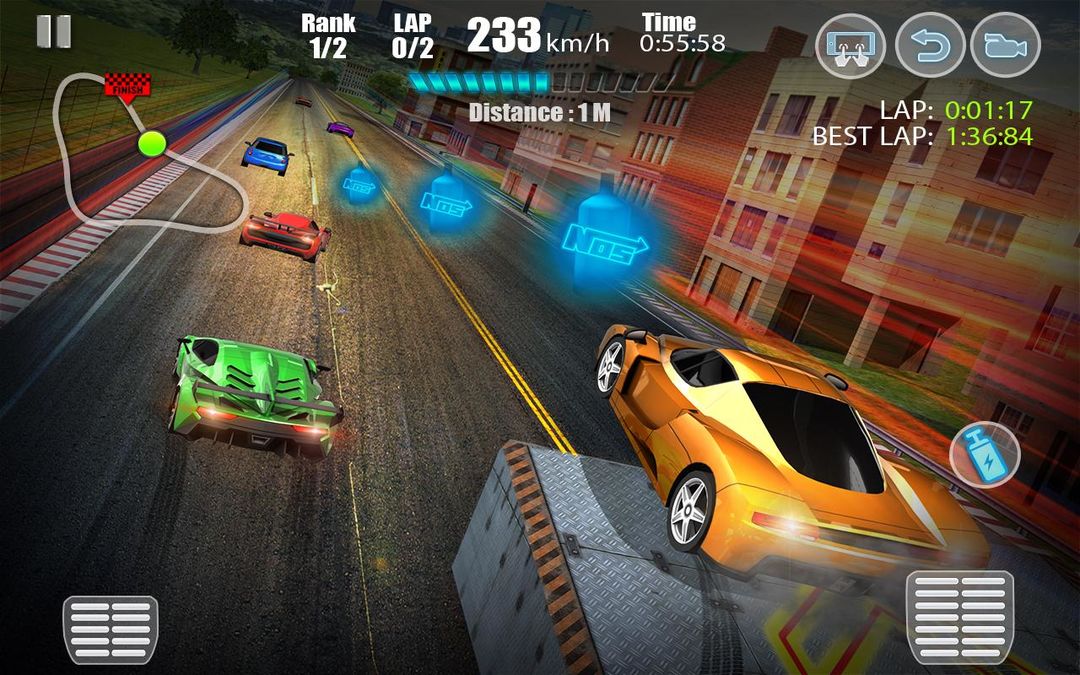 Screenshot of Racing in City 3D
