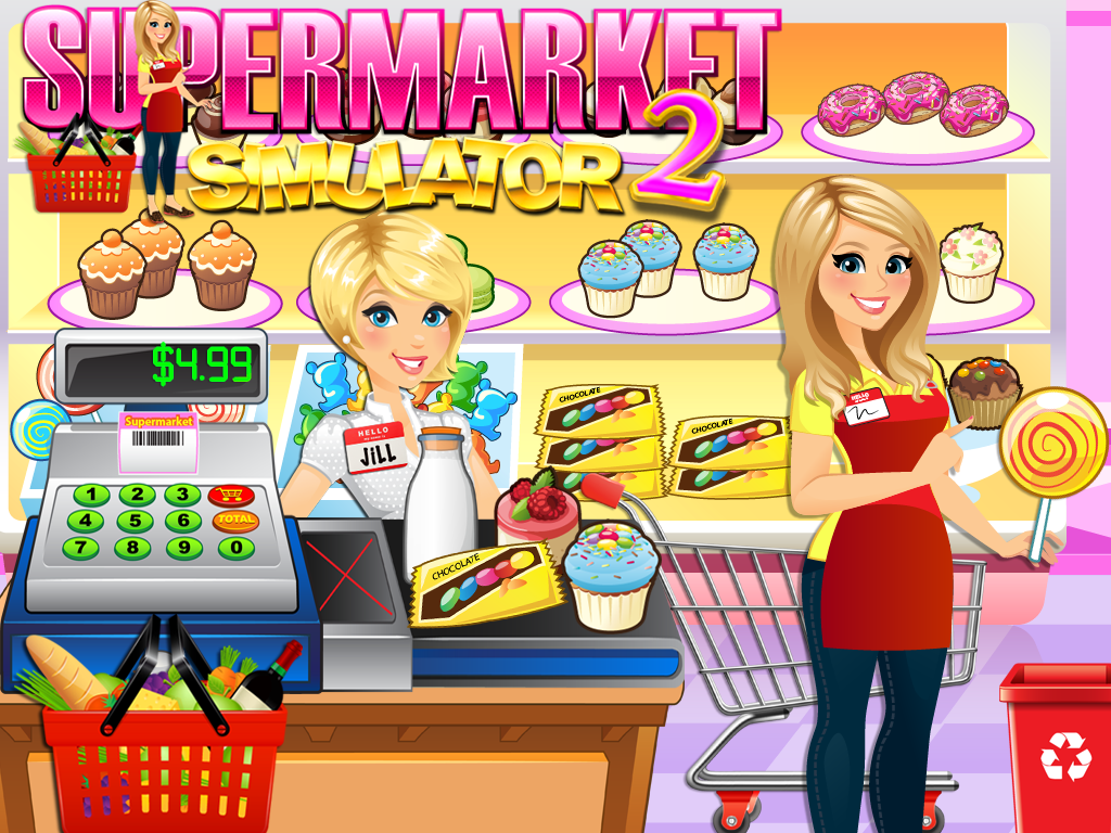 Supermarket Grocery Store Girl Game Screenshot