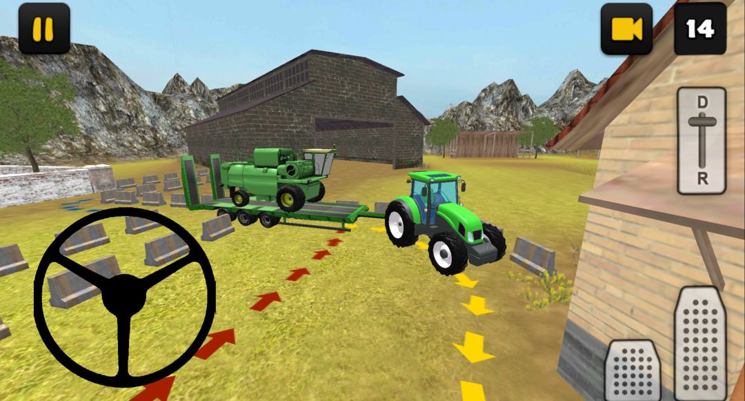 Screenshot of Tractor Simulator 3D: Harveste