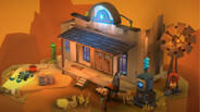 Screenshot dari video Tiny Robots: Portal Escape