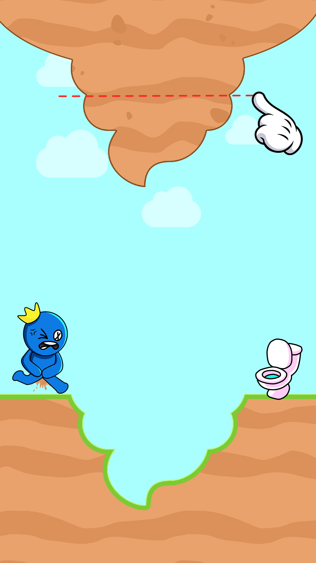 Draw Bridge Puzzle:Toilet Rush 게임 스크린샷