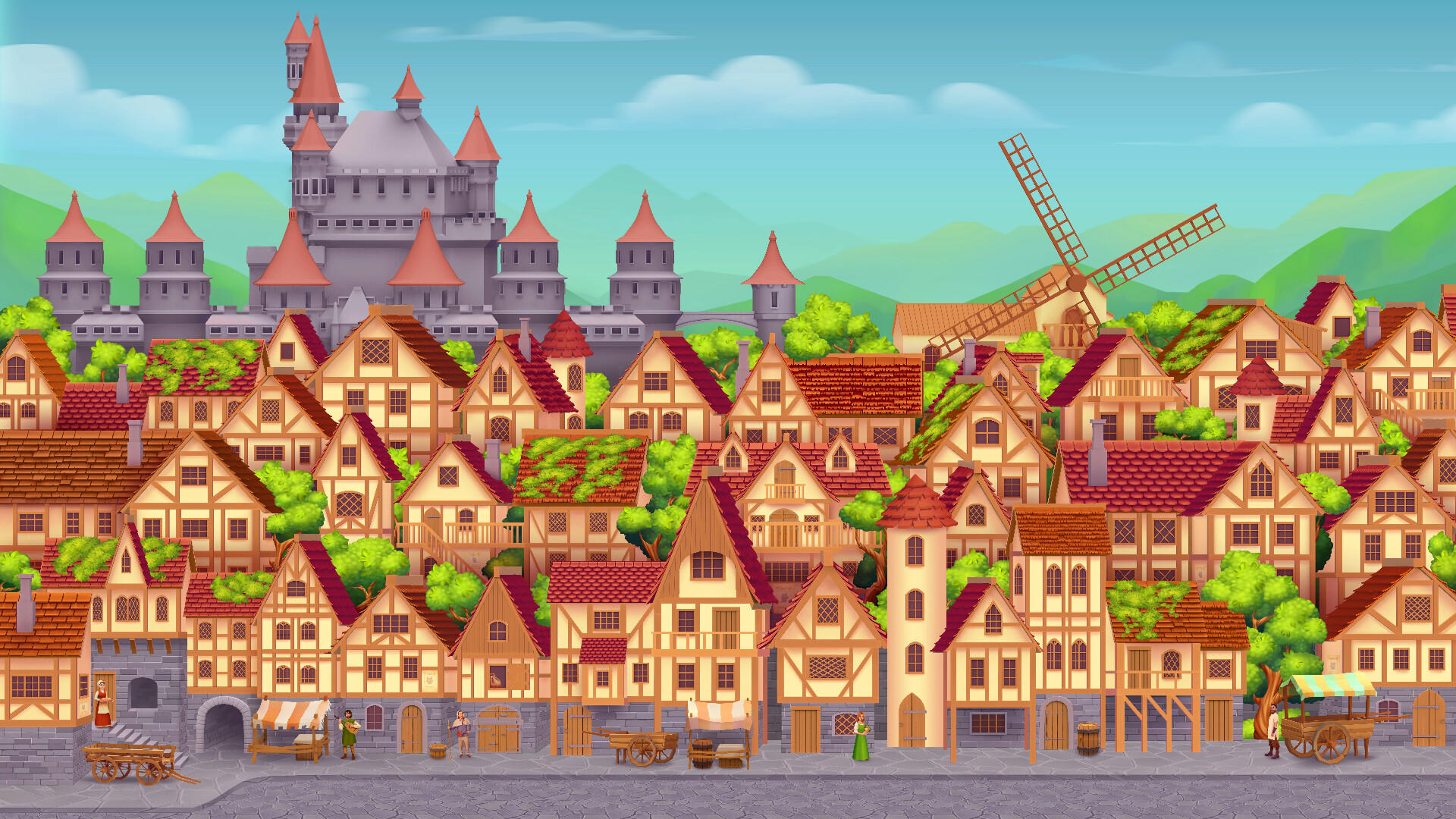 Cat Search in Medieval Times Game Screenshot
