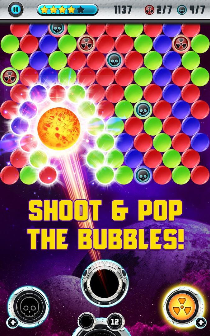 Screenshot of Deluxe Bubble Shooter
