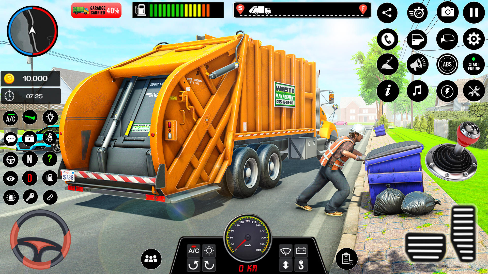 Garbage Truck 3D - Trash Truck Game Screenshot