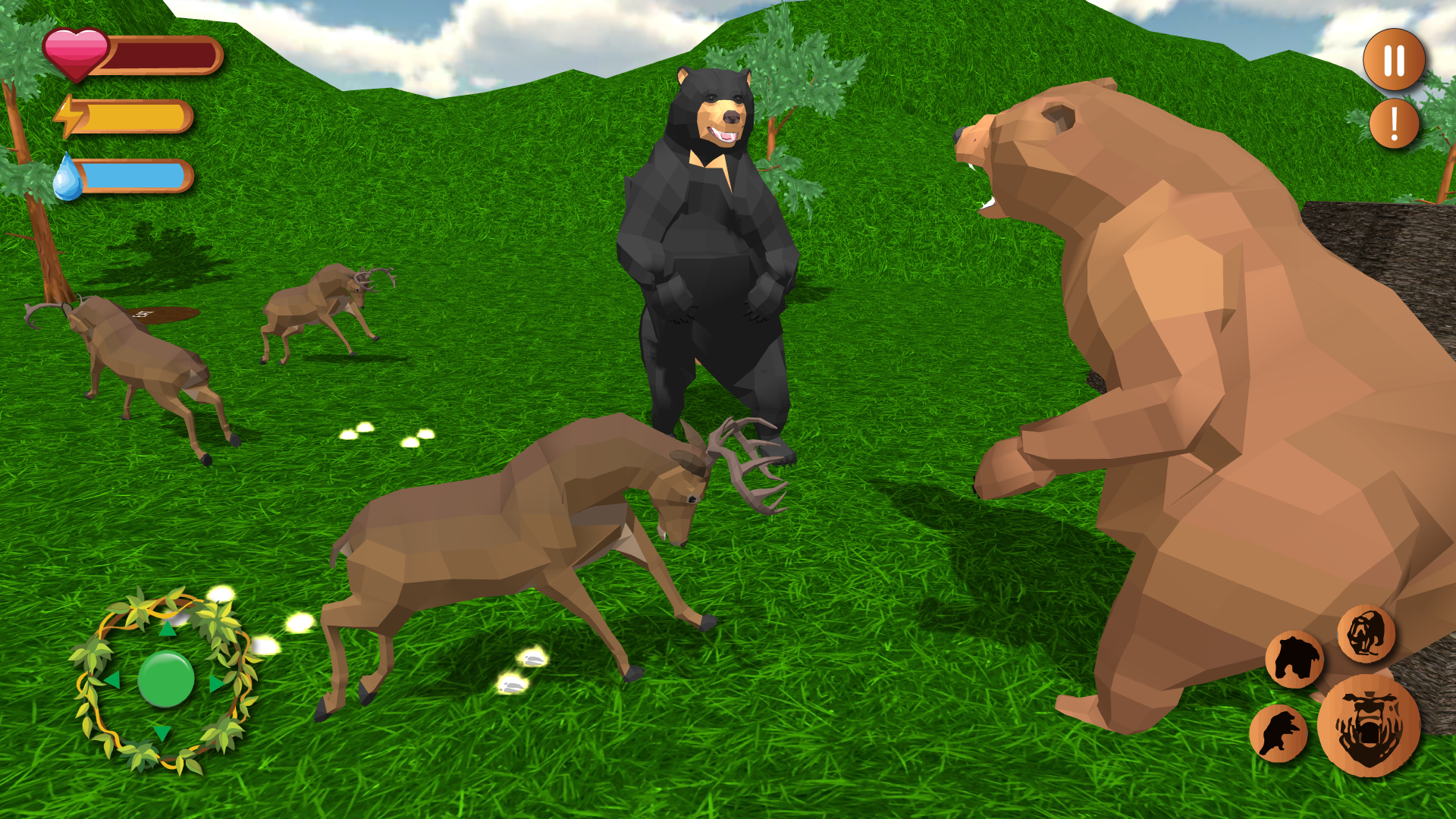 Wild Bear Simulator Animal 3D 게임 스크린샷