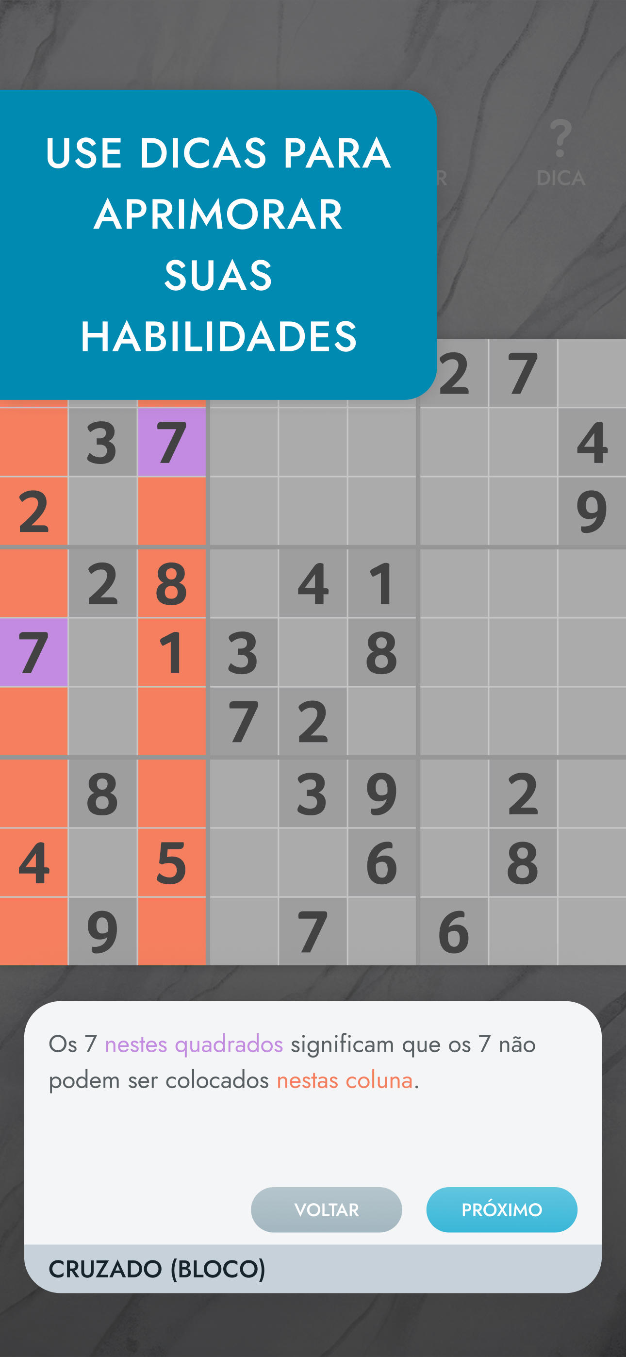 Captura de Tela do Jogo Sudoku