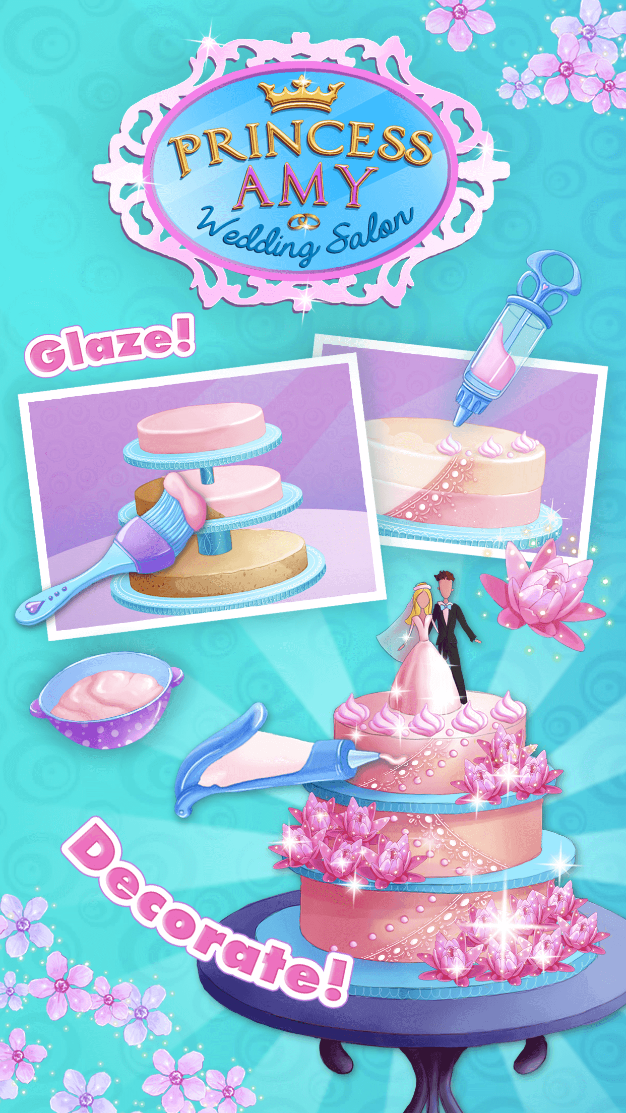 Cuplikan Layar Game Princess Amy Wedding Salon