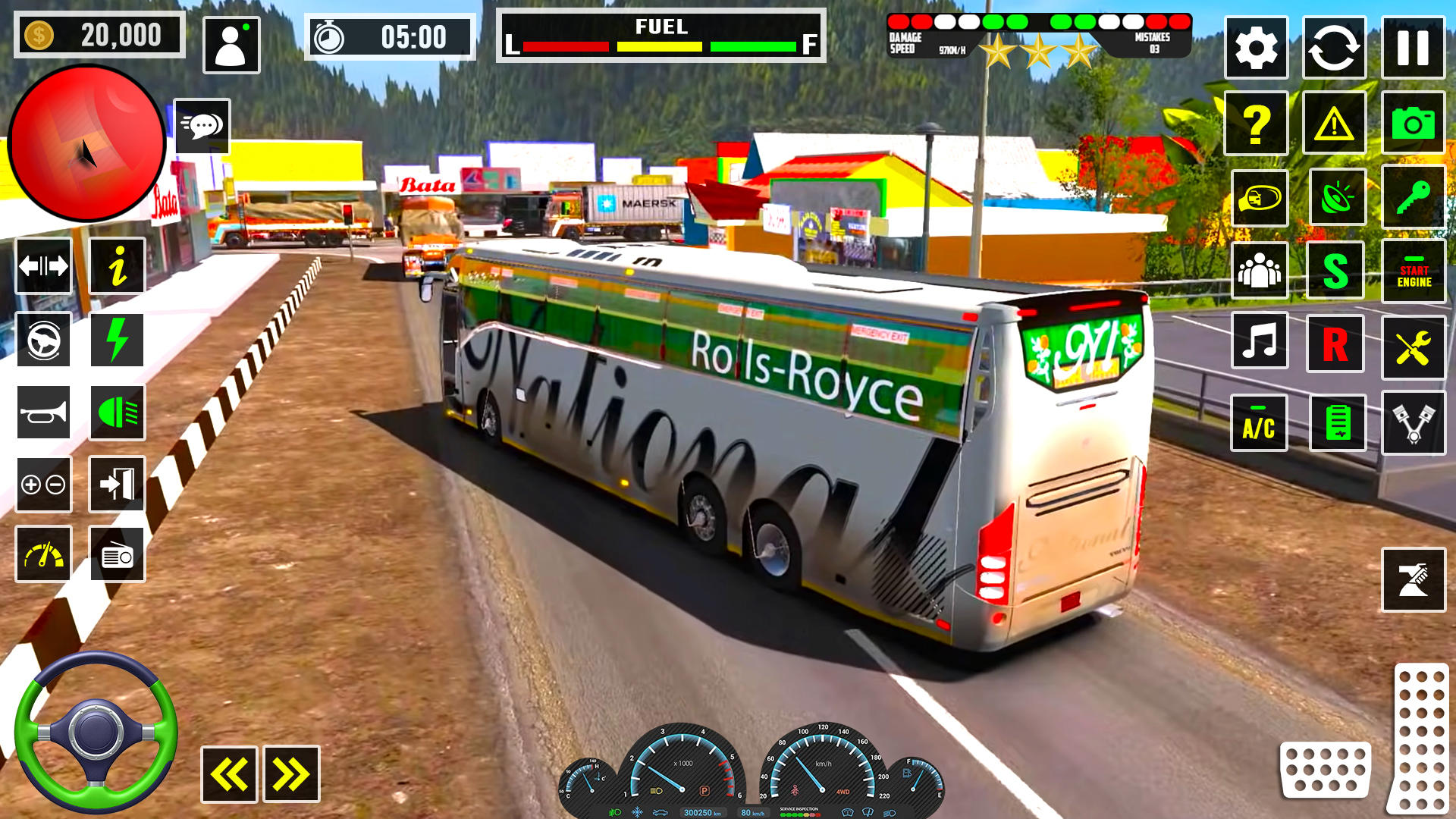 Screenshot 1 of Trò chơi lái xe buýt huấn luyện viên Hoa Kỳ 0.1