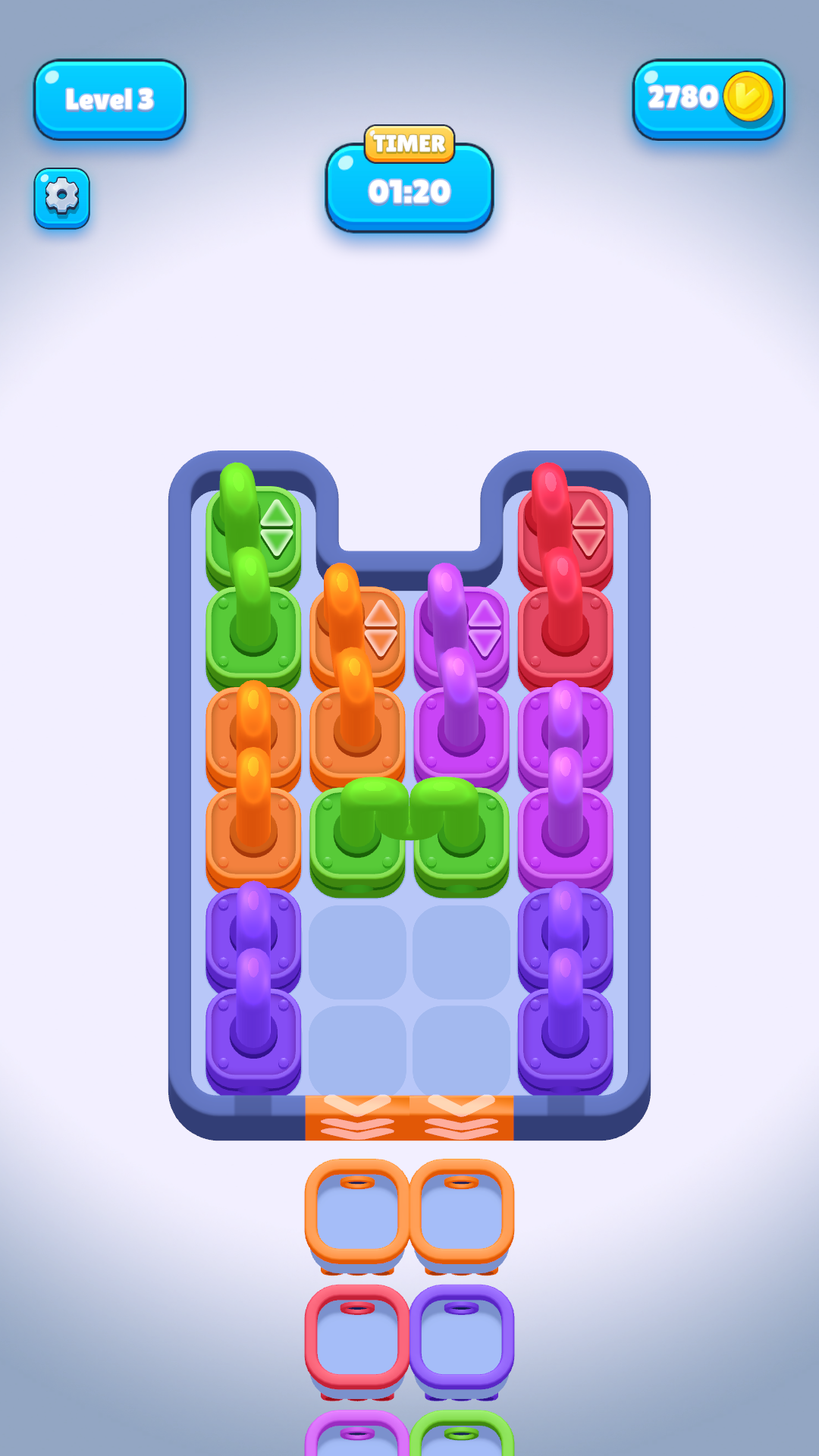 Tube Escape! Game Screenshot