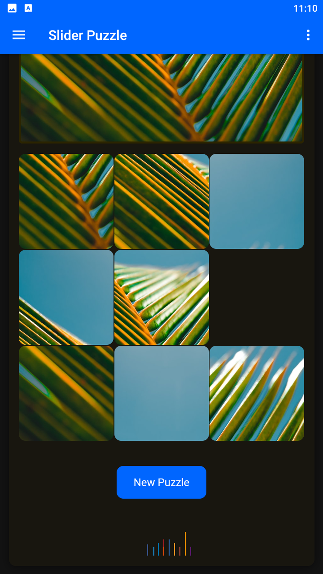Unlimited Slider Puzzle Game Screenshot