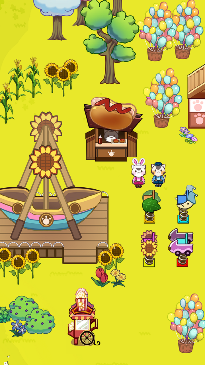 Captura de Tela do Jogo Floresta do Gato Lite