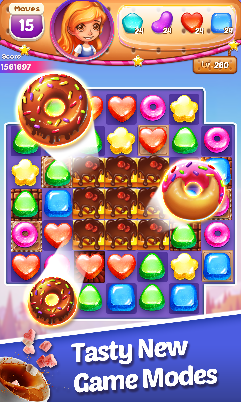 Sweet Cookie-Match Puzzle Game Game Screenshot