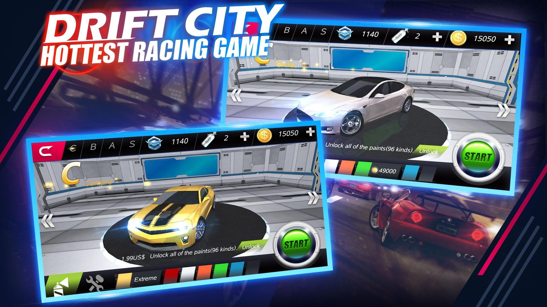 Скриншот игры Drift City-Hottest Racing Game